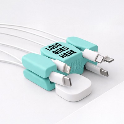 CordBrick® Weighted Silicone Cable Organizer & Cord Wrap